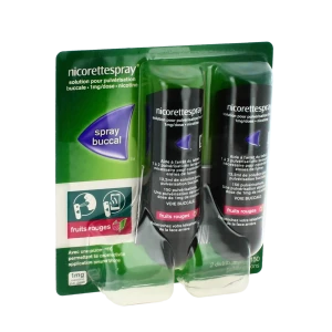 Nicorettespray Fruits Rouges 1 Mg/dose, Solution Pour Pulvérisation Buccale