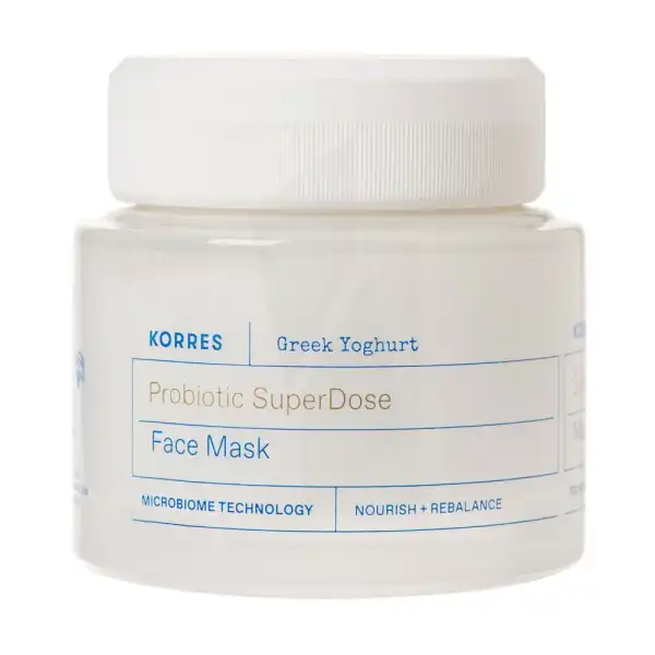 Korres Masque Hydratant Superdose De Probiotiques & Yaourt Grec 100ml