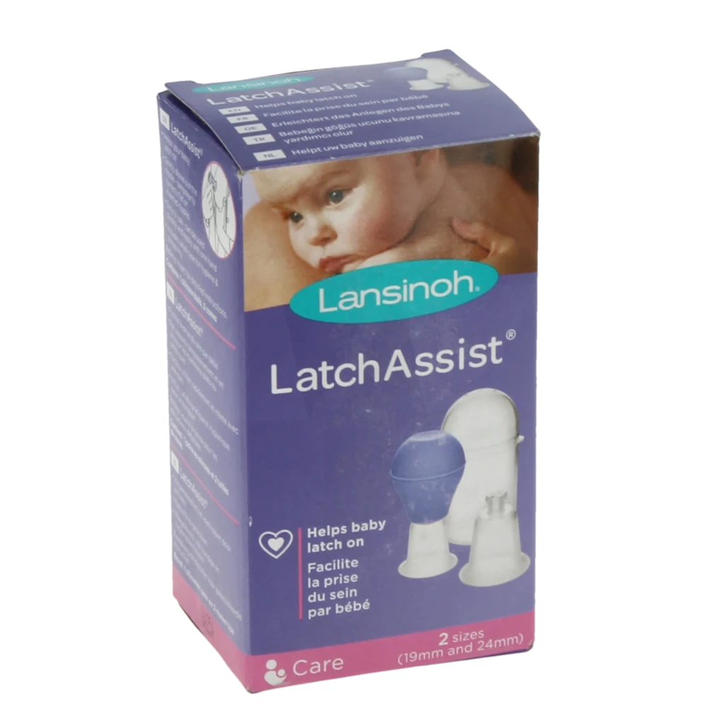 Lansinoh Latch Assist Appareil Type Ventouse Mamelon Plat