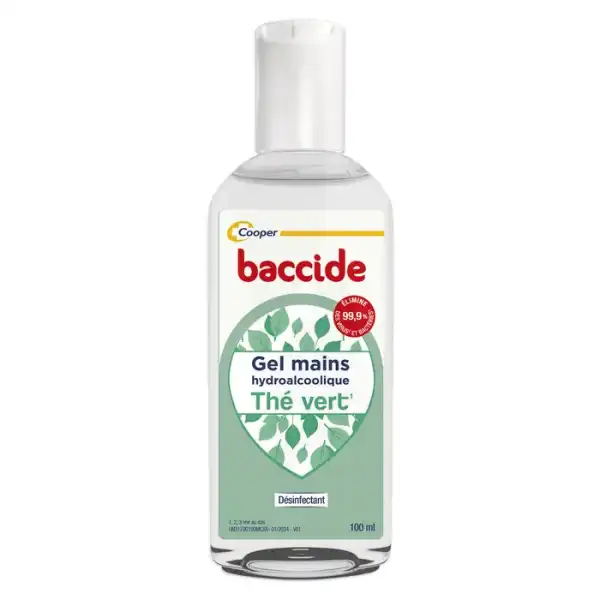 Baccide Gel Mains Désinfectant Thé Vert Fl/100ml