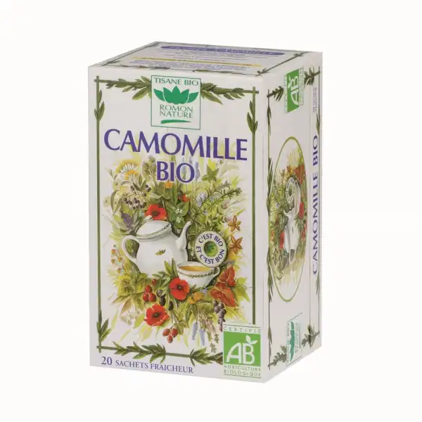 Romon Nature Simples Camomille Bio Tisane 20 Sachets