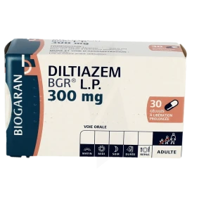 Diltiazem Bgr Lp 300 Mg, Gélule à Libération Prolongée