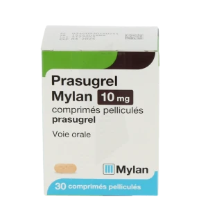 Prasugrel Mylan 10 Mg, Comprimé Pelliculé