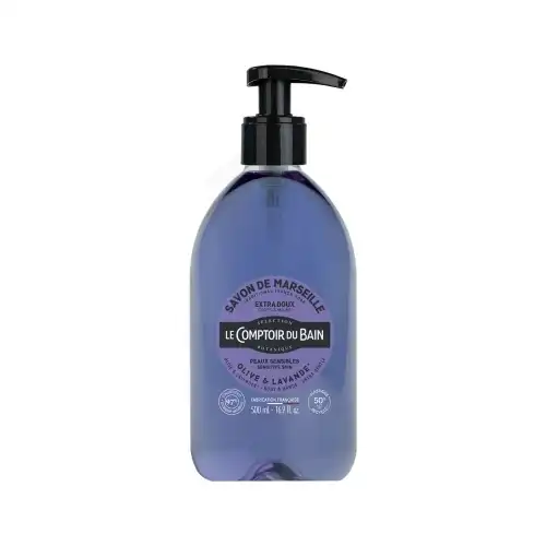 Le Comptoir Du Bain Savon Liquide De Marseille Surgras Olive Lavande Fl Pompe/500ml