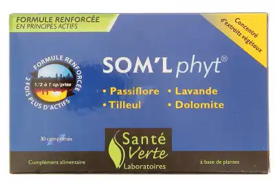 Sante Verte Som'l Phyt Comprimes B/30 à Saint-Médard-en-Jalles