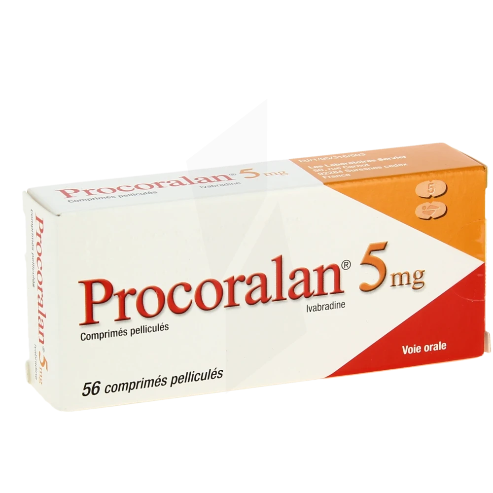 Procoralan 5 Mg, Comprimé Pelliculé