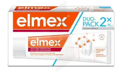 Elmex Dentifrice Anti-Caries Professional Protection Renforcée 2T/75ml spécial