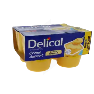 Delical Crème Dess Ss Lact Nutrim Vanille 4/200 G à Trelissac