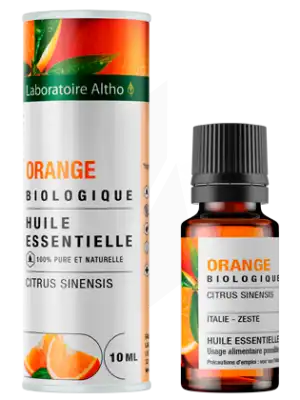 Laboratoire Altho Huile Essentielle Orange Bio 10ml à Saint-Avold