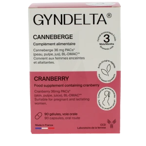 Gyndelta Confort Urinaire 3 Mois Gélules B/90