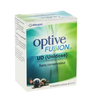 Optive Fusion Ud S Ophtalm 30unid/0,4ml à Chalon-sur-Saône