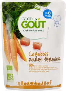Good Goût Alimentation Infantile Carottes Poulet Sachet/190g à ALBERTVILLE