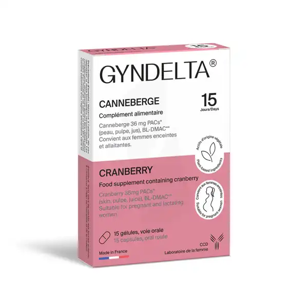 Gyndelta Confort Urinaire 15 Jours Gélules B/15