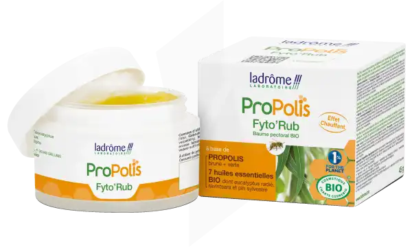 Ladrôme Fyto'rub Baume Propolis Et Eucalyptus 45g