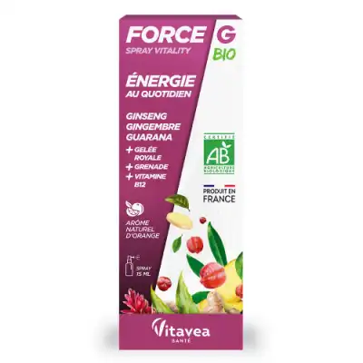 Nutrisanté Force G Vitality Bio Spray Fl/15ml à BARCARÈS (LE)