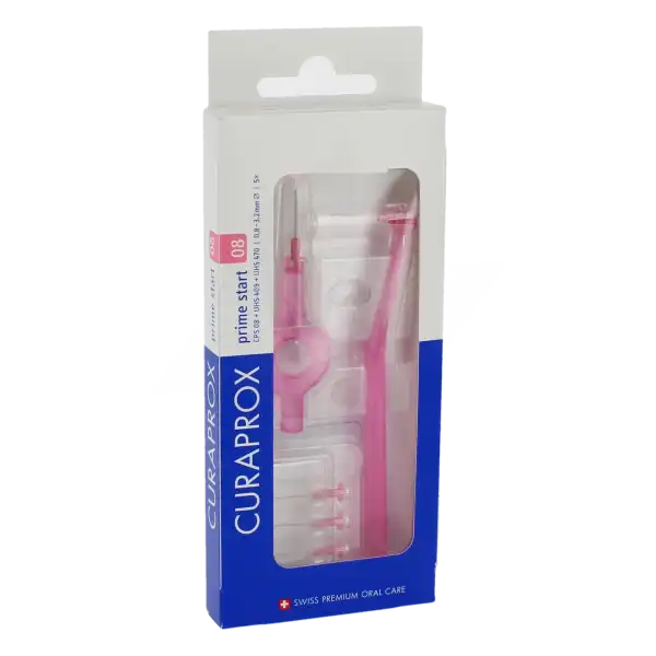 Curaprox Cps 08 Prime Start Brossette Inter-dentaire Rose B/5