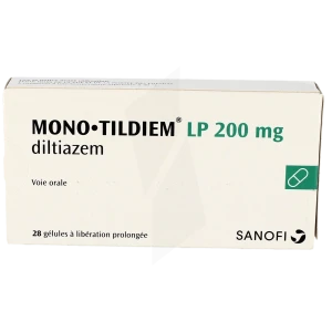 Mono Tildiem Lp 200 Mg, Gélule à Libération Prolongée