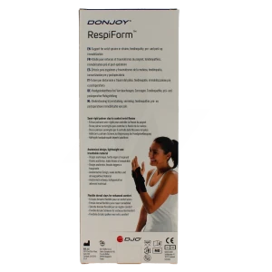 Donjoy Respiform Attelle Standard Poignet-main Gauche Pédiatrique Xs