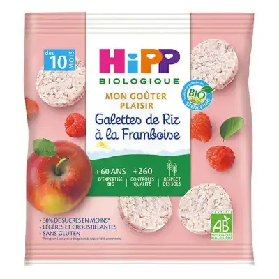 Hipp Mon Gouter Plaisir Galettes De Riz à La Framboise à MARIGNANE