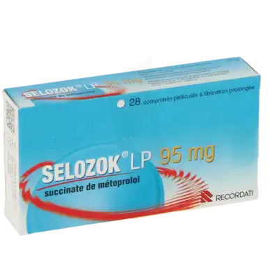 Selozok Lp 95 Mg, Comprimé Pelliculé à Libération Prolongée à COLLONGES-SOUS-SALEVE