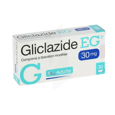 Gliclazide Eg Labo Laboratoires Eurogenerics 30 Mg, Comprimé à Libération Modifiée à Casteljaloux