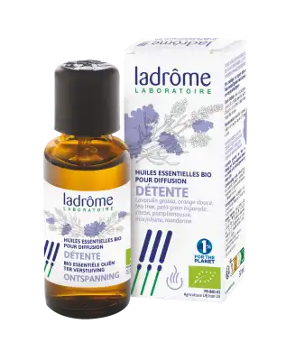 Ladrôme Huiles Essentielles pour Diffusion Détente 30ml