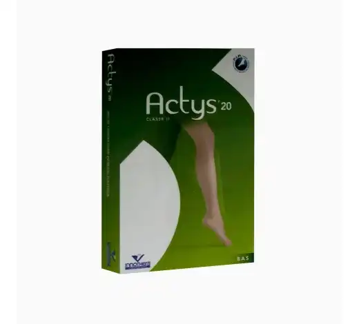 Innothéra Actys 20 Mi-bas Homme Noir T3l