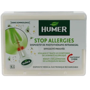 Humer Stop Allergies Photothérapie Dispositif Intranasal