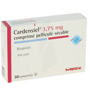 Cardensiel 3,75 Mg, Comprimé Pelliculé Sécable