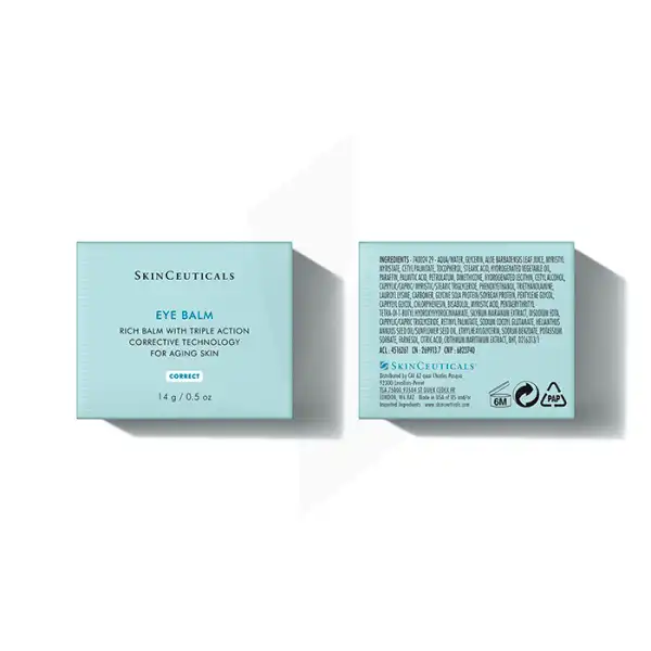 Skinceuticals Eye Balm Baume Hydratant Contour Des Yeux Pot/14g