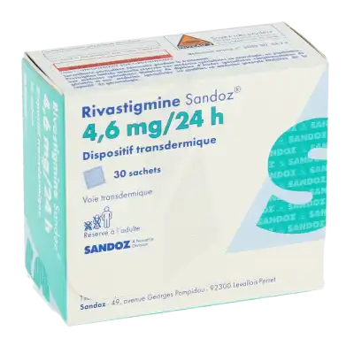 Rivastigmine Sandoz 4,6 Mg/24h, Dispositif Transdermique à Lavernose-Lacasse