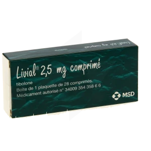 Livial 2,5 Mg, Comprimé