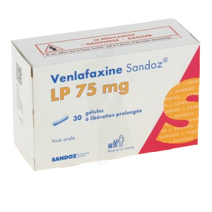 Venlafaxine Sandoz Lp 75 Mg, Gélule à Libération Prolongée