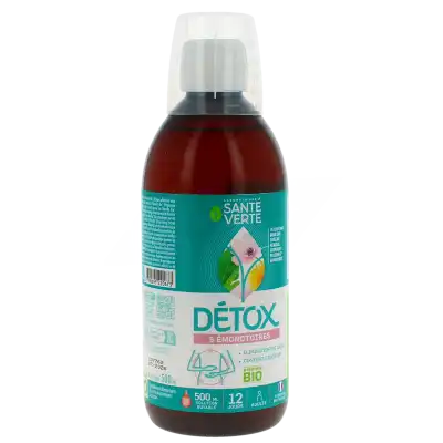 Santé Verte Solution Buvable Détox Bio Flacon De 500 Ml à SOUILLAC
