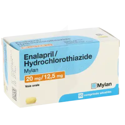 Enalapril/hydrochlorothiazide Viatris 20 Mg/12,5 Mg, Comprimé Sécable à COLLONGES-SOUS-SALEVE