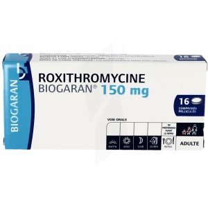 Roxithromycine Biogaran 150 Mg, Comprimé Pelliculé