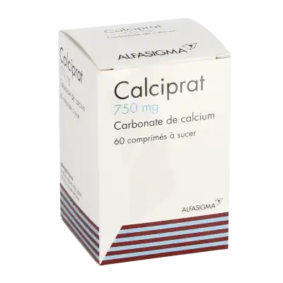CALCIPRAT 750 mg, comprimé à sucer