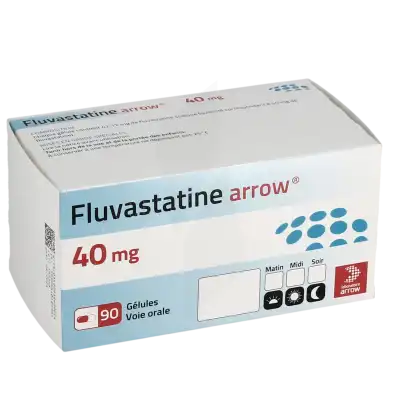 Fluvastatine Arrow 40 Mg, Gélule à Abbeville