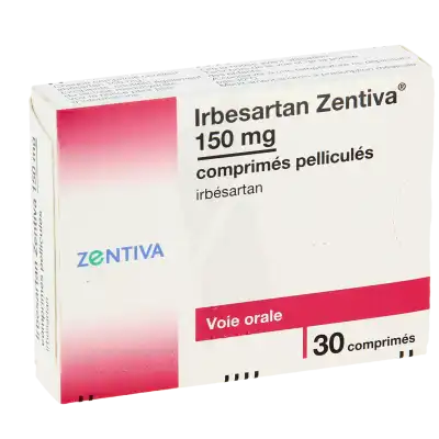 Irbesartan Zentiva 150 Mg, Comprimé Pelliculé à VIC-LE-COMTE