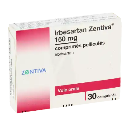 Irbesartan Zentiva 150 Mg, Comprimé Pelliculé à Bordeaux