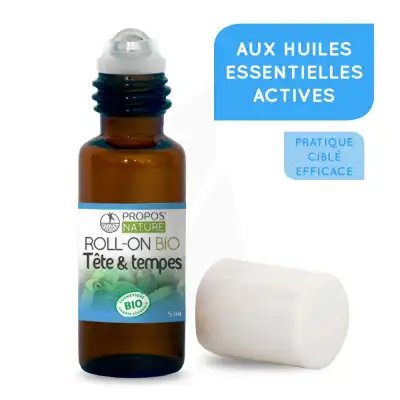 Propos'nature Roll-on Bio Tête Et Tempes 5ml à Mailly-Maillet
