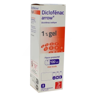Diclofenac Arrow 1 %, Gel En Flacon Pressurisé