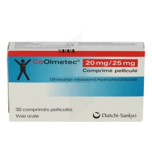 Coolmetec 20 Mg/25 Mg, Comprimé Pelliculé