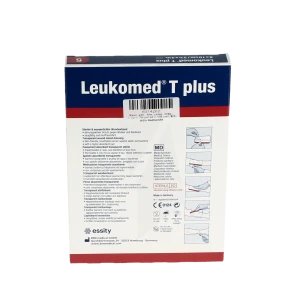 Leukomed T Plus Pansement Adhésif Stérile Avec Compresse Transparent 8x10cm B/5