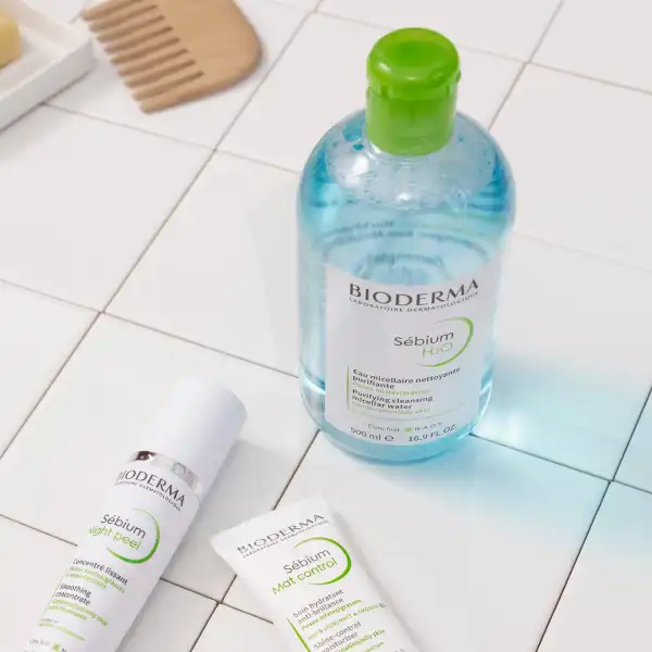 Bioderma Sébium H2o Eau Micellaire Nettoyante Purifiante 2x500ml