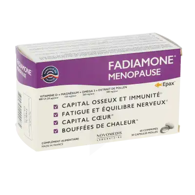 Fadiamone Menopause Comprimés + Caps Molle B/60+30 à Mérignac