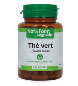 Nat&form Bio Thé Vert Gélules B/80
