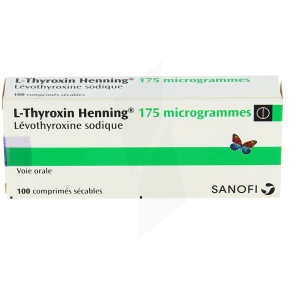 L-thyroxin Henning 175 Microgrammes, Comprimé Sécable