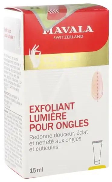 Mavala Soins Des Ongles Et Mains Masque Exfoliant Lumière T/15ml
