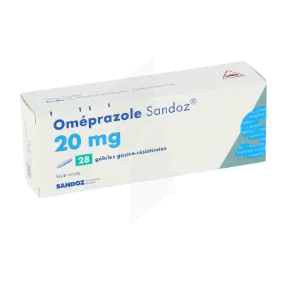 OMEPRAZOLE SANDOZ 20 mg, gélule gastro-résistante